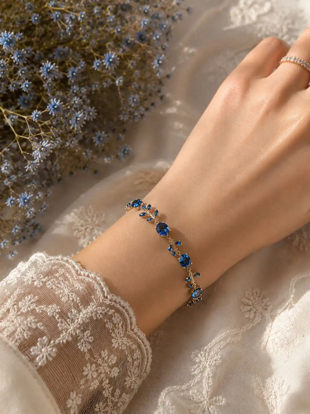 Blue Tulip Bracelet  2