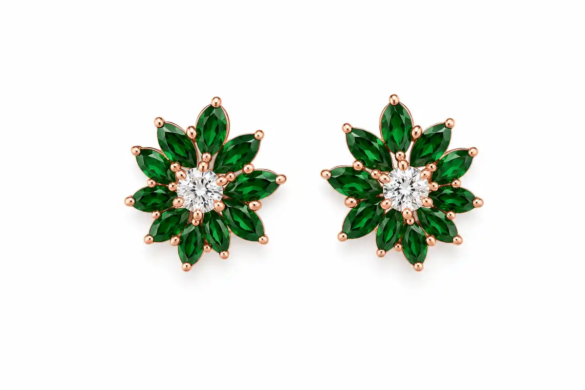 Floral  Earrings 4