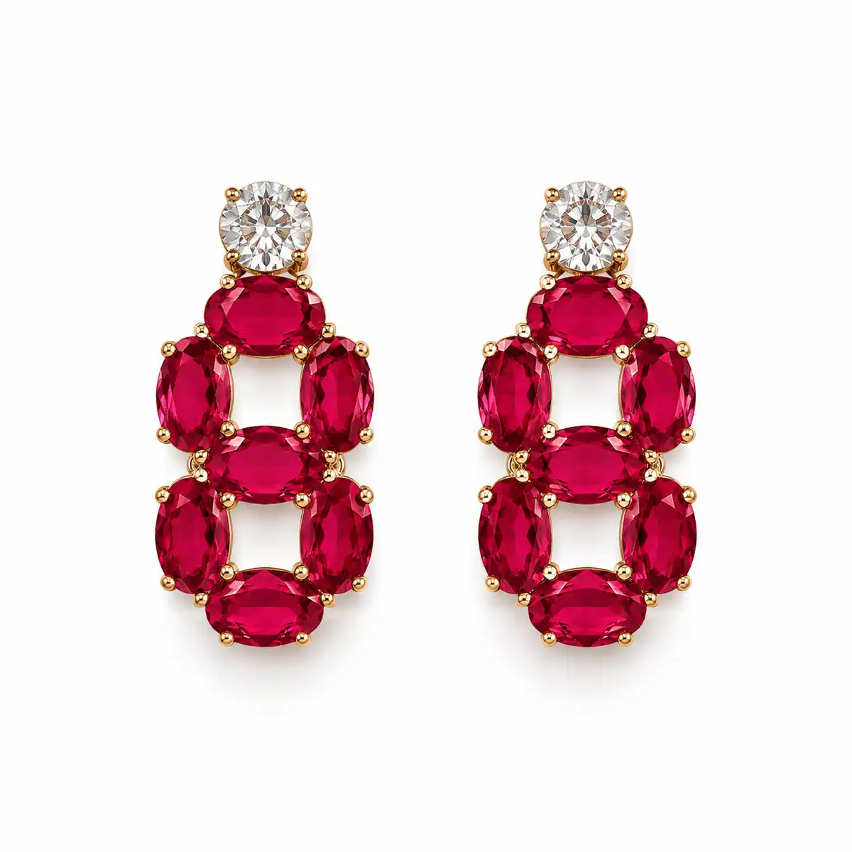 Oval Statement Earrings 2