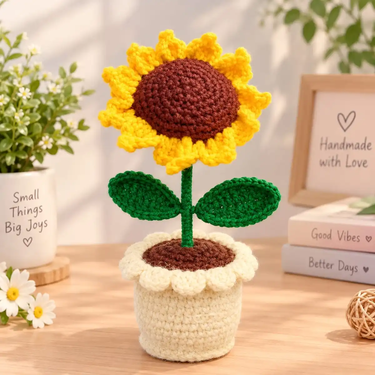 Crochet Sunflower Tab 1