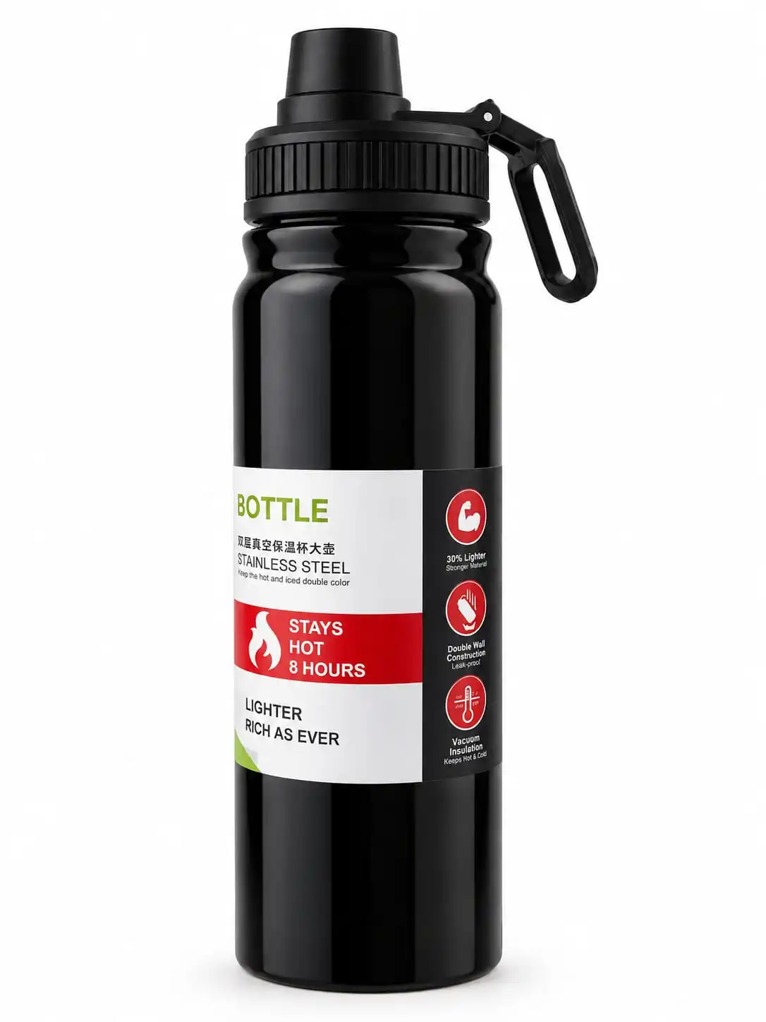 Isulated Hot & Cold Stainless Steel Water Bottle. 3