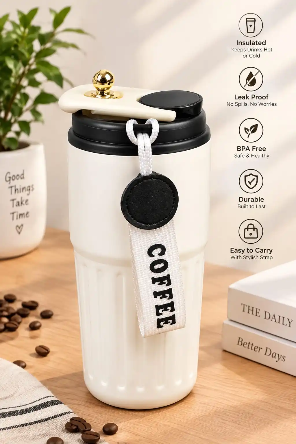Cute Coffee Travel Tumbler  3