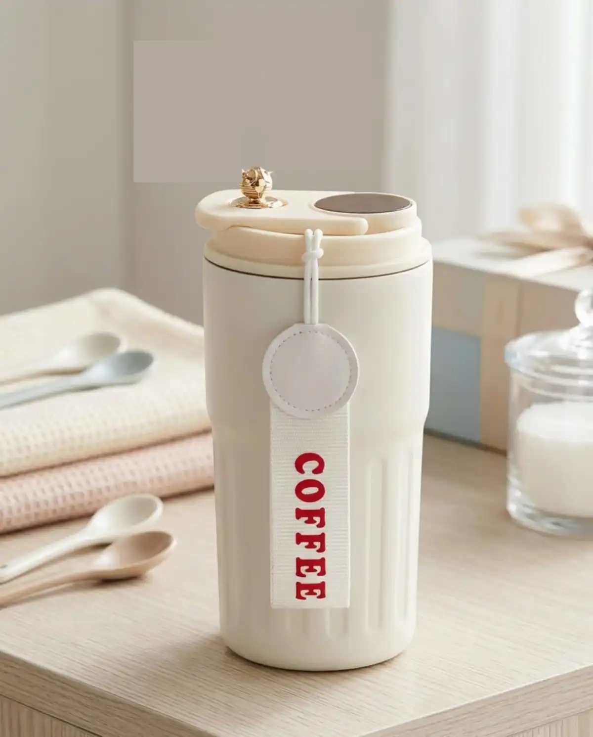 Cute Coffee Travel Tumbler 1