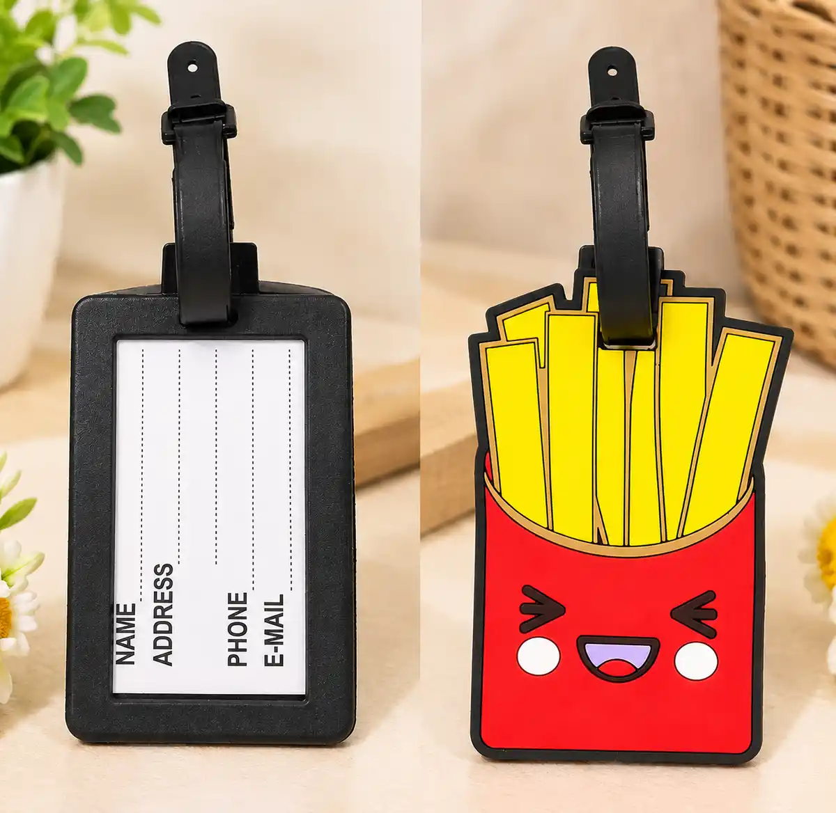 French Fries Luggage Tag 1