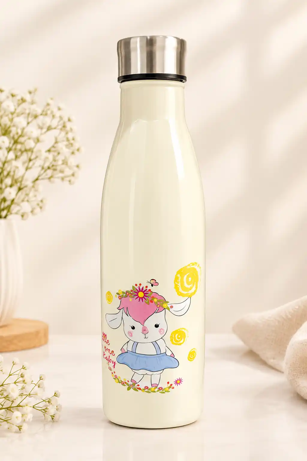 🧸 Cute Printed Stainless Steel Bottle 2