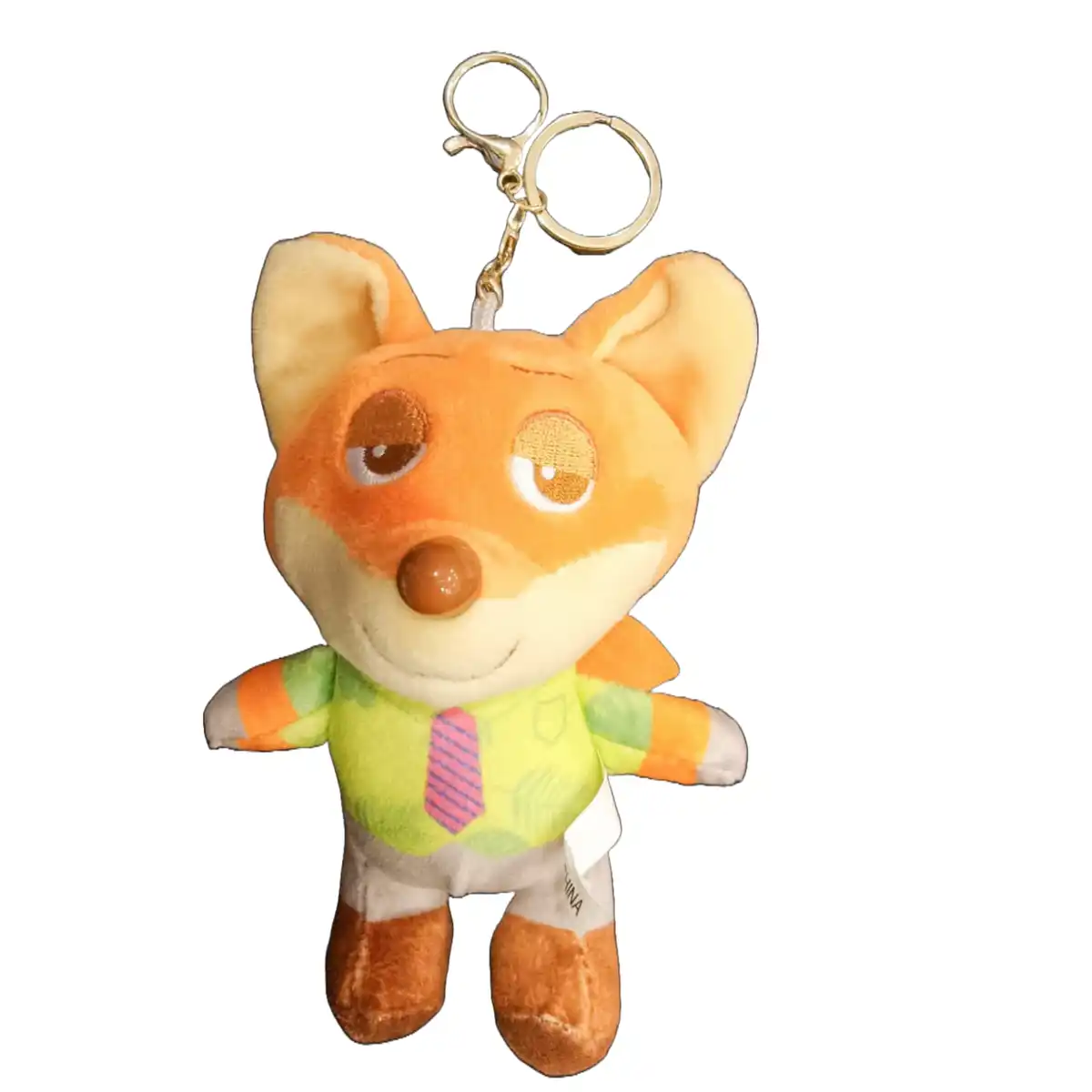 🦊 Cute Zootopia Fox Plush Keychain 1