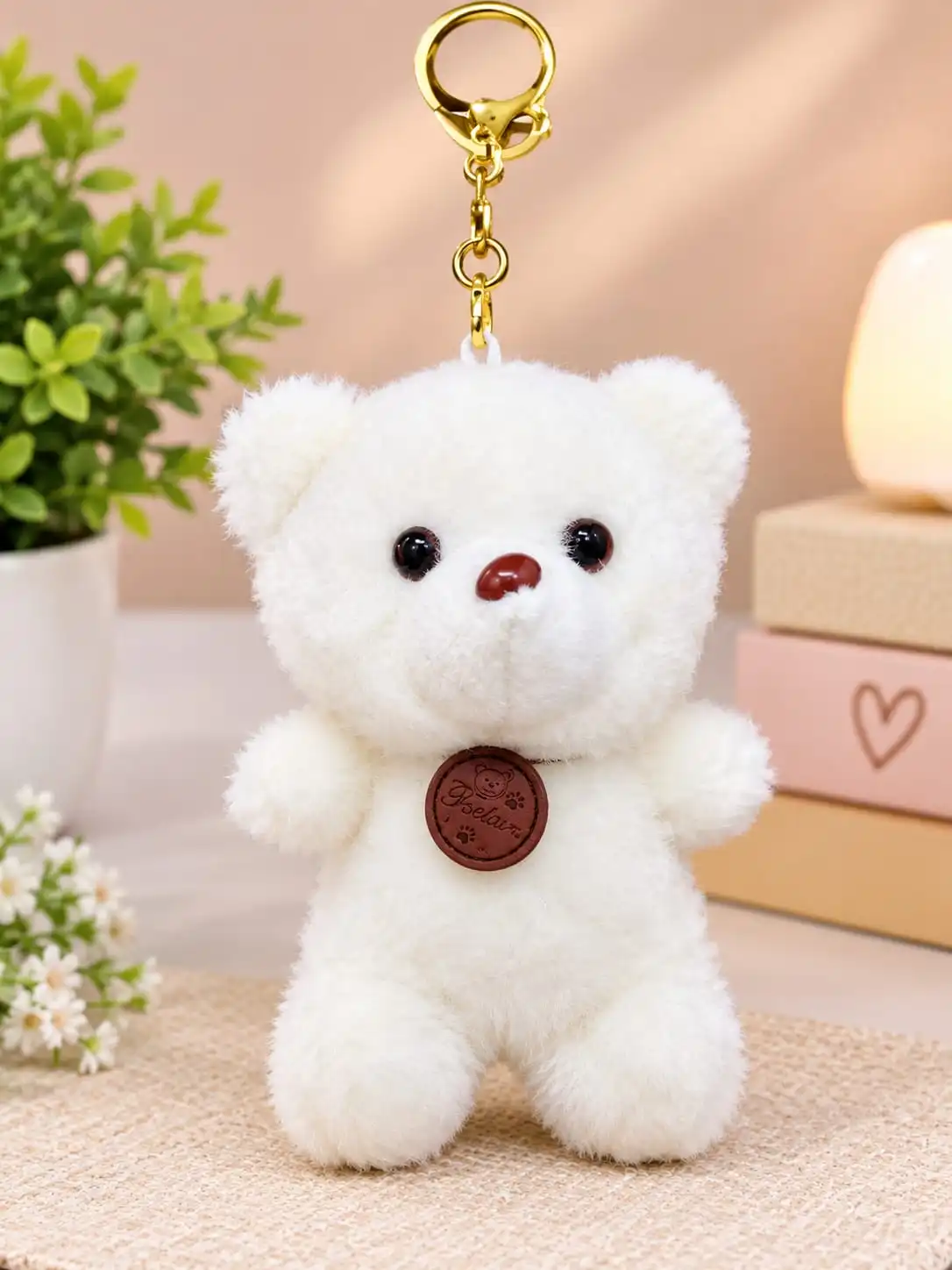  Cute Teddy Bear Plush Keychain 2