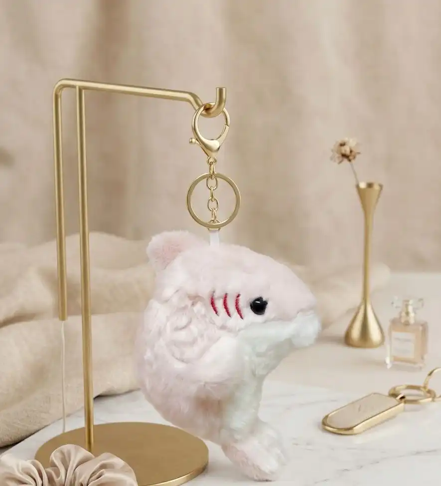  Cute Shark Plush Keychain 🦈 3