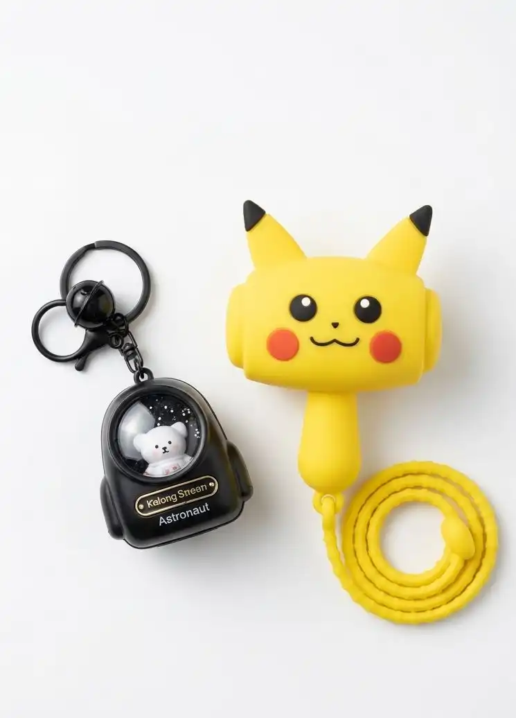  Cute Sound Toy Hamper With Keychain 💜 2
