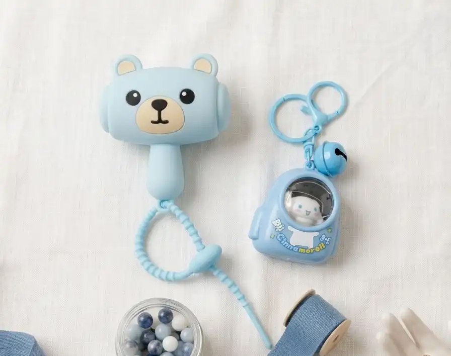  Cute Sound Toy Hamper With Keychain 💜 5