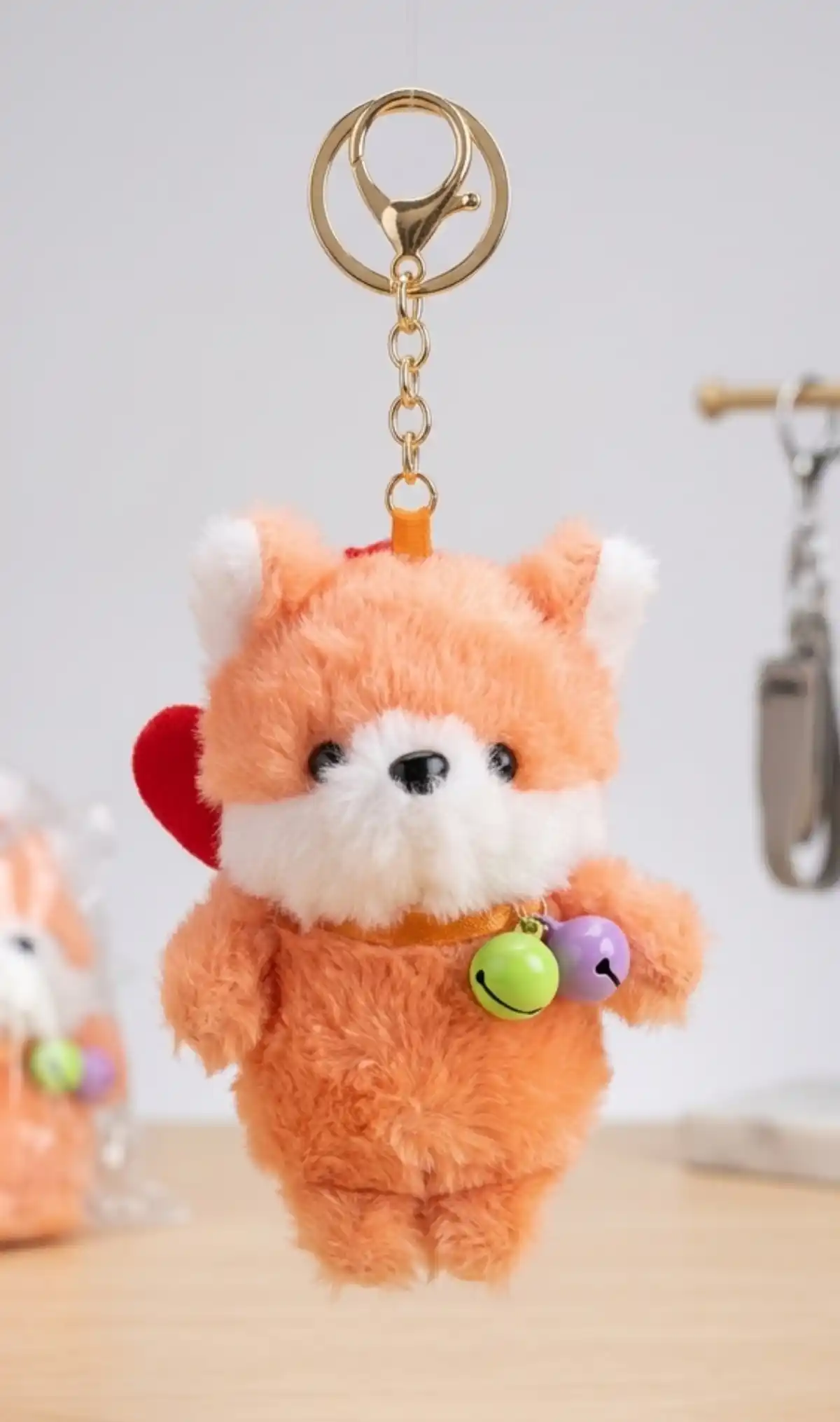 Super Soft Animal Plush Keychain 3