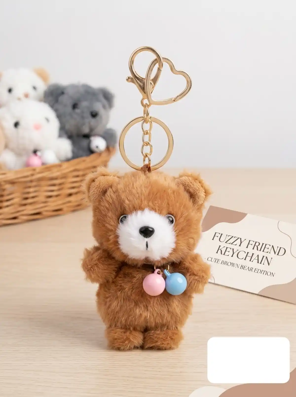 Super Soft Animal Plush Keychain 4