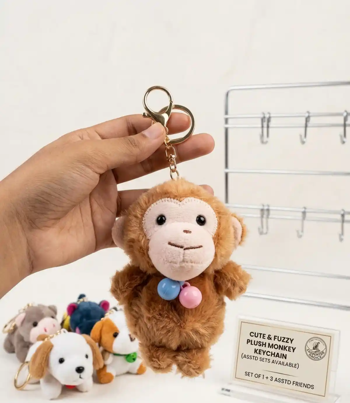 Super Soft Animal Plush Keychain 6