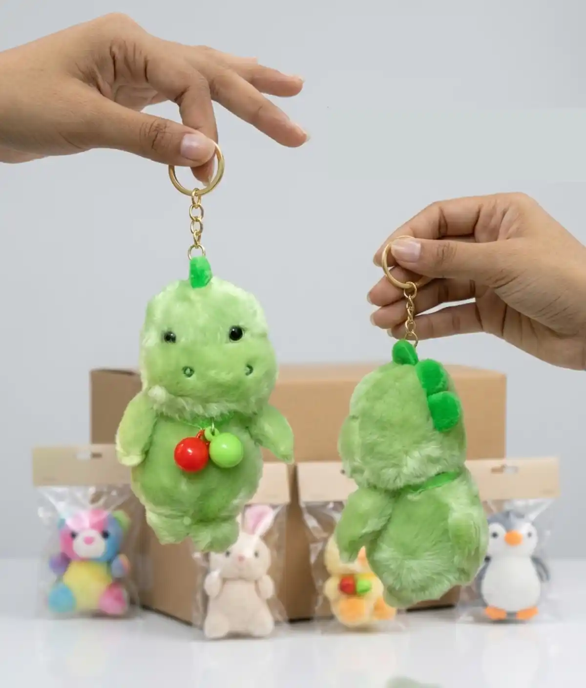 Super Soft Animal Plush Keychain  9