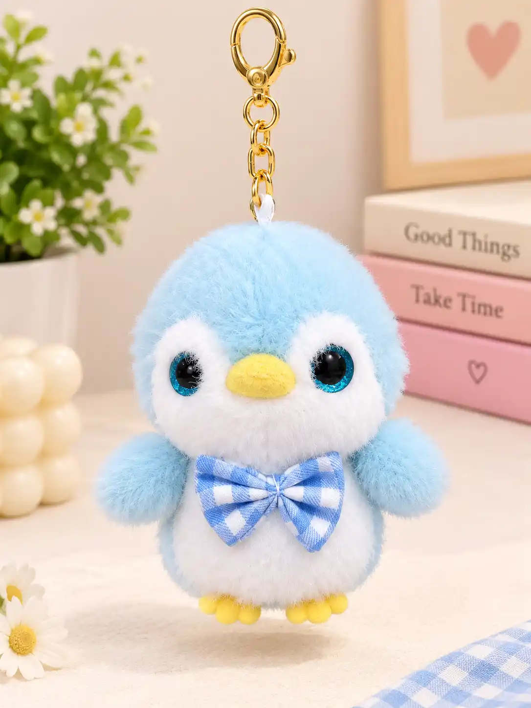 Cute Penguin Plush Keychain 3