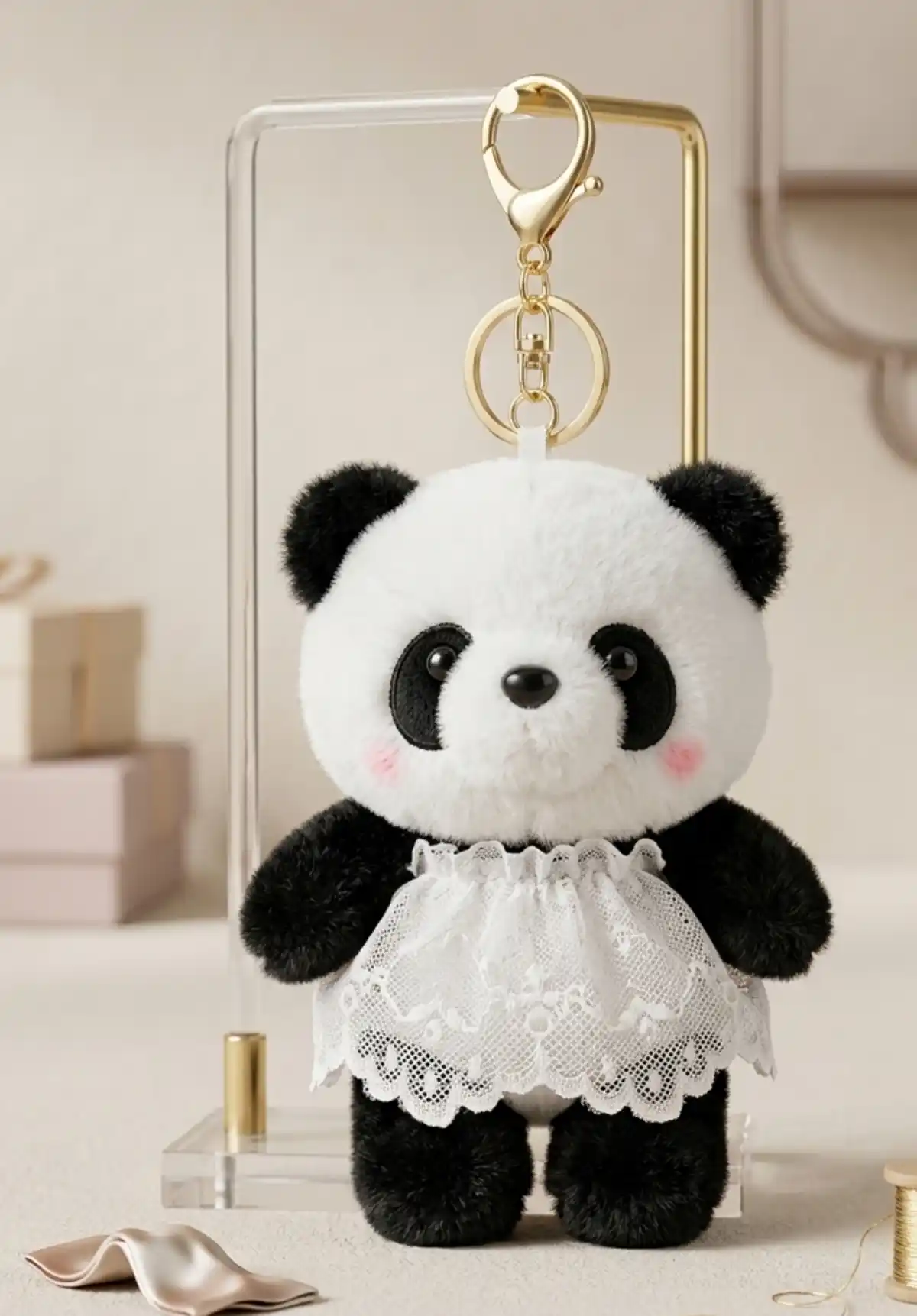 ๐ผ Name Cute Panda Plush Keychain 1
