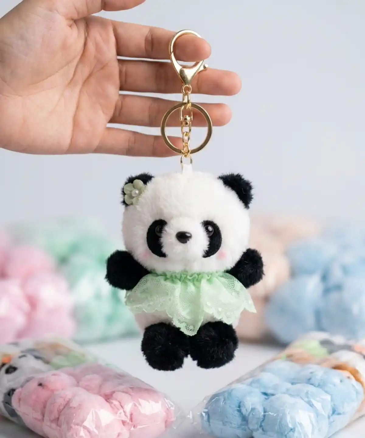 ๐ผ Name Cute Panda Plush Keychain 3